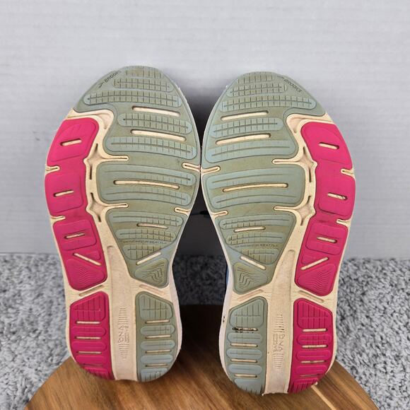 Brooks Womens 8.5B Ghost Max Ebony Lilac Rose Athletic Gym Road Running Shoe - Picture 7 of 11